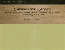 Tablet Screenshot of carvings-with-stories.co.uk